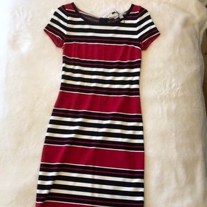 A striped dress from Banana Republic!